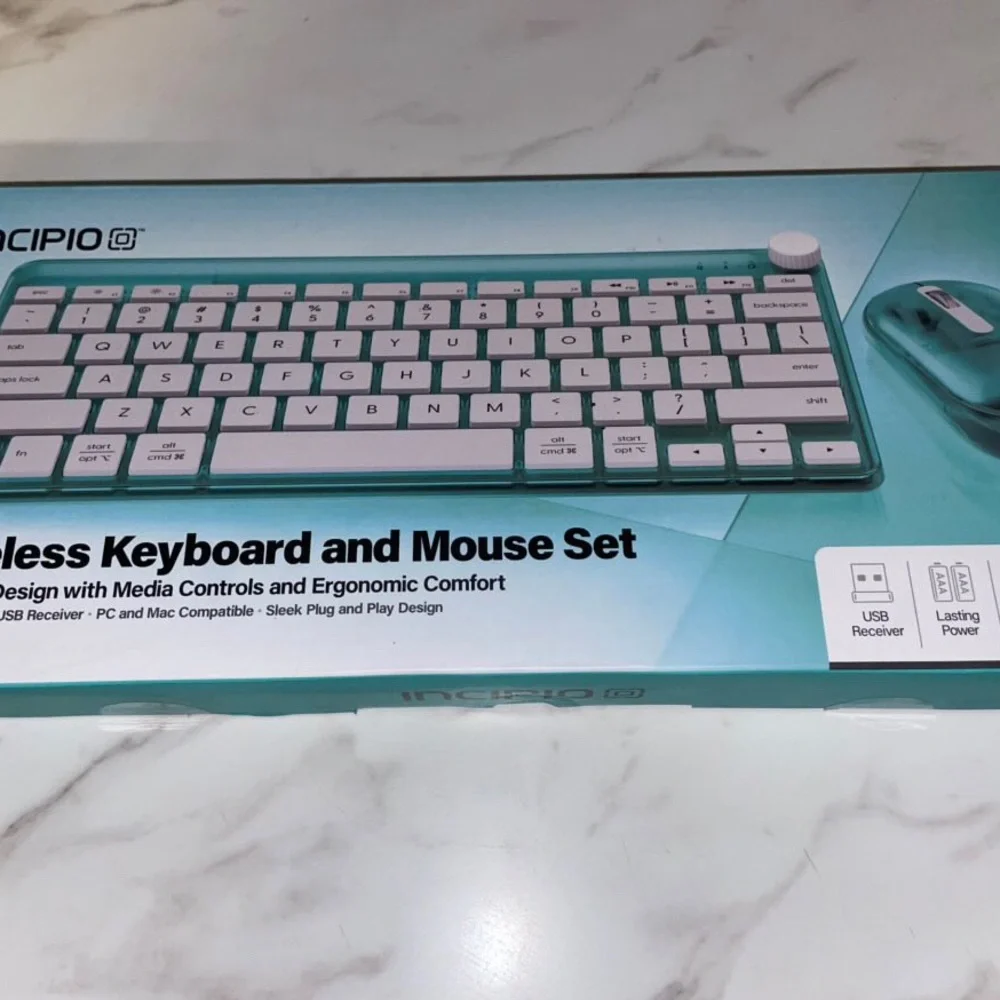 Incipio Wireless Keyboard with Volume Knob - Silver